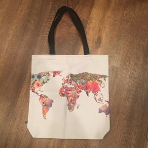 🌎 DENY design : colorful World tote